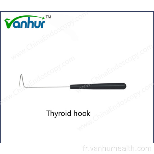 Crochet pour instruments thyroïdiens de laparoscopie